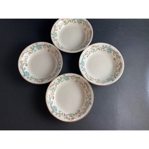Rare Set of 4 Alfred Meakin Brierley Berry Bowls | Antique Late 1800s Fine China - Picture 2 of 8